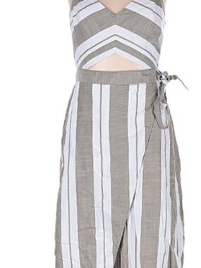 Express Striped Wrap Dress